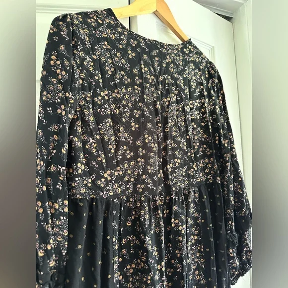Universal Thread Floral Black Dress - Picture 8 of 13